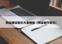 網站建設報價方案模板（網站制作報價）